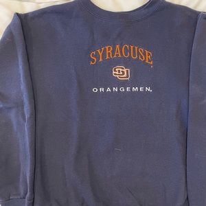 Syracuse crew neck sweatshirt in a size medium